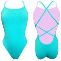 Turbo Sirene Swimsuit Vert 1 Femme
