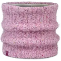Buff Knitted & Fleece Neck Warmer Violet