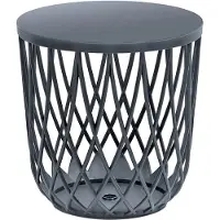 Prosperplast 55l Uniqubo Collection 44.7x44.7x45 Cm Side Table Argenté