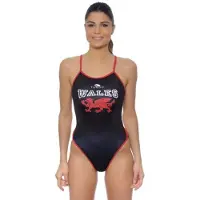 Turbo Wales Dragon Swimsuit Noir M Femme