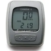 Union Basic 8 Functions Fahrradcomputer Grau Grau One Size