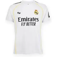 Real Madrid 25/26 Mbappe Home Short Sleeve T-shirt Blanc 2XL Homme