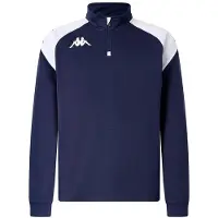 Kappa Lovato Half Zip Sweatshirt Bleu M Homme