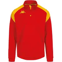 Kappa Lovato Half Zip Sweatshirt Rouge XL Homme