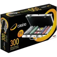Lexibook Poker Briefcase With 300 Chips Clair Enfants