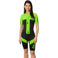 Madwave Swmrn Hybrid Dsss Sty Woman Neoprene Short Sleeve Wetsuit Vert SL Femme