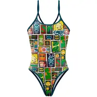 Otso Emoji Portrait Swimsuit Multicolore XS Femme