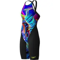 Speedo Fastskin Lzr Pure Valor 2.0 Openback Swimsuit Noir UK 18 Femme