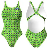 Turbo Flower 70 Swimsuit Vert S Femme