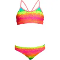 Funkita Eco Racerback Bikini Multicolore 8 Years Fille