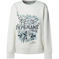 Pepe Jeans Beda Sweatshirt Blanc XL Femme