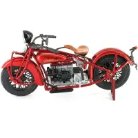 New-Ray 1:12 Indian 4 1930 Motorcycle Rouge Enfants