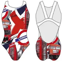 Turbo Wp London Swimsuit Rouge 3XL Femme