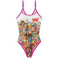 Otso Emoji Big Wave Swimsuit Blanc S Femme