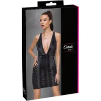 Cottelli Party - Robe serpent noire - L