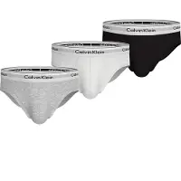 Calvin Klein Lv00nb4388 Boxers 3 Units Noir,Gris 4XL Homme