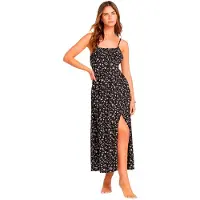 Billabong Take Your Time Sleeveless Long Dress Noir XL Femme