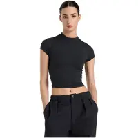New Balance Nb Define Fitted T-shirt Short Sleeve T-shirt Noir S Femme