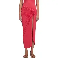 Sundek Long Crossed In Front Sarong Rose M Femme
