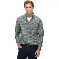 Superdry Chemise écru / bleu marine