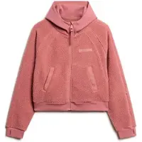 Superdry Active Tech Fleece Full Zip Sweatshirt Rose XL Femme