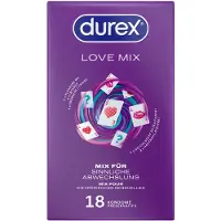 Durex Love Mix - préservatifs assortis - pack de 18