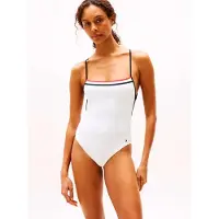 Tommy Hilfiger Uw0uw05849 Swimsuit Blanc XS Femme