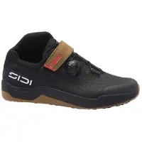 Sidi MTB DESCENTIO, modèle "harvest/black", taille 41, couleur noire - une chaussure de VTT robuste offrant une excellente adhérence.
