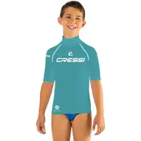 Cressi Spa Junior 2024 Short Sleeve Rash Guard Bleu L Enfants