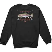 Salty Crew Trout Mount Vintage Crew Fleec Sweatshirt Noir S Homme