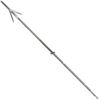 Pathos Tahitian Tw Double Barb Spearshaft 7.0 Mm Argenté 135 cm
