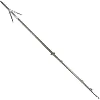 Pathos Tahitian Tw Double Barb Large Spearshaft 7.0 Mm Argenté 130 cm