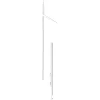 BEUCHAT Welded Spearshaft 6.5 Mm Argenté 120 cm