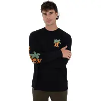 Hurley Oz Long Sleeve T-shirt Noir XS Homme