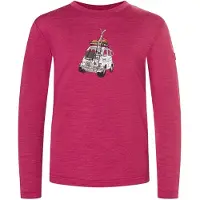 Super.natural Carski Long Sleeve T-shirt Rose 104 cm Enfants