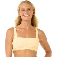 Rip Curl La Joya D-dd Crop Bikini Top Jaune XS Femme