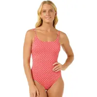 Rip Curl Shell Cove Cheeky Swimsuit Rose 2XS Femme
