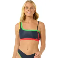 Rip Curl Gigi One Shoulder Bikini Top Noir S Femme