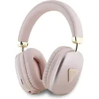 GUESS Triangle Logo Headphones Rose