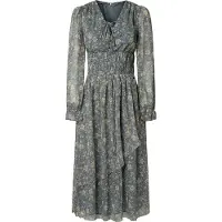 Pepe Jeans pour femme. PL9537692 Robe Livy bleue (XS), Casuel, Polyester, Manche longue