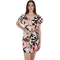 Fundango Palmetta Short Sleeve Short Dress Multicolore L Femme
