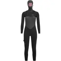 Orca Tango V2 3 Mm Woman Long Sleeve Chest Zip Hooded Neoprene Suit Noir 14 Femme