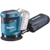 Makita DBO180ZJ Ponceuse excentrique sans fil 125mm 18V + Coffret Makpac - sans batterie, sans chargeur