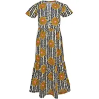 Regatta Orla Tier Midi Short Sleeve Dress Jaune 38 Femme