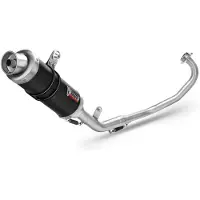 MIVV Gp Yamaha Mt-125 2015-19/yzf R125 2014-18 Y.047.lxb Homologated Full Line System Argenté Homologated