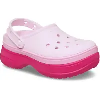 Crocs Sabots Classic Stacked Clog femmes - Rose - 39 / 40