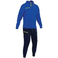 Givova King Cotone Terry Poker Tracksuit Bleu 7-8 Years Enfants