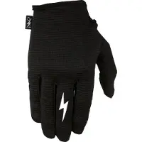 Thrashin Supply Co Stealth Leather Summer Gloves Noir M