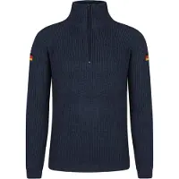 Normani Pull-over 'Höntrup' bleu foncé / jaune / rouge / noir