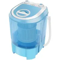 Manta Wh128 330rpm Portable Washing Machine 330rpm 2.8 Kg Bleu